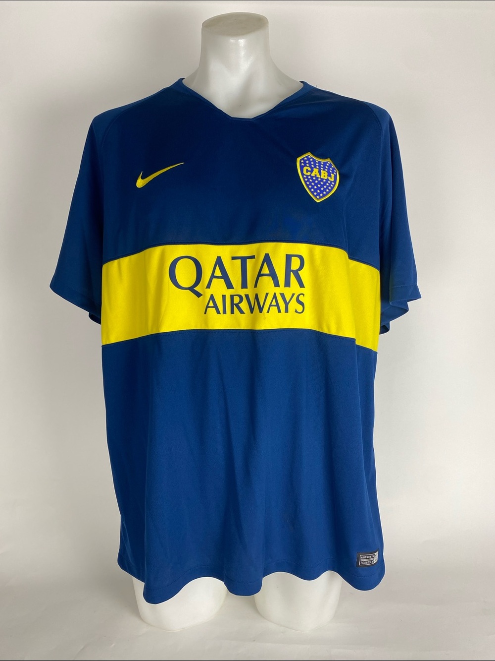 Nike Boca Juniors CABJ Soccer Jersey Mens XXL Blue Argentina 2019-2020